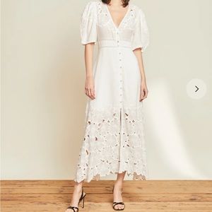 Veronica Beard Hope Eyelet Dress, sz 4, NWT